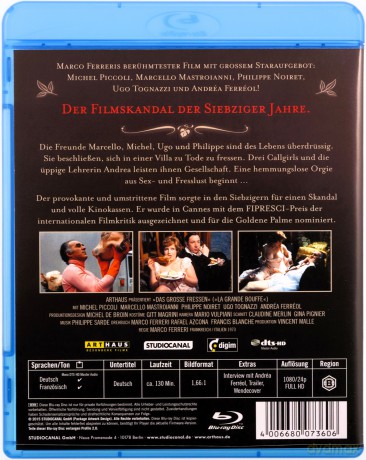 The Big Feast (Wielkie żarcie) [Blu-Ray]