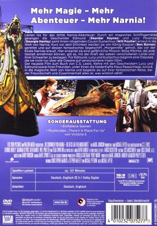 The Chronicles of Narnia: The Voyage of the Dawn Treader (Opowieści z Narnii: Podróż Wędrowca do Świtu) [DVD]