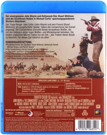 The Comancheros (W kraju Komanczów) [Blu-Ray]