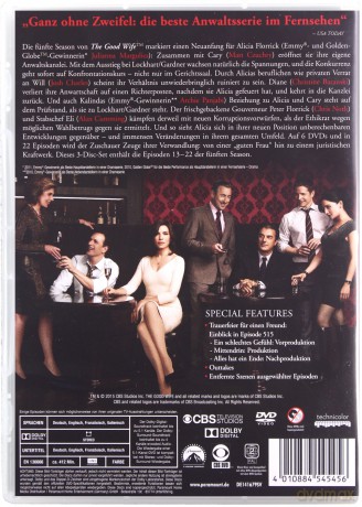 The Good Wife Season 5 Box 2 (Żona idealna Sezon 5 Box 2) [3DVD]