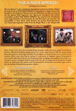 The King's Speech (Jak zostać królem) [DVD]