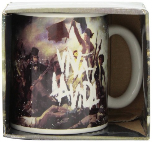 Coldplay: Viva La Vida Boxed Mug, White [KUBEK]