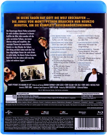 The Meaning of Life (Sens życia według Monty Pythona) [Blu-Ray]
