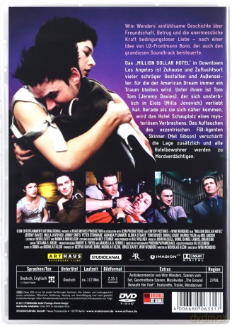 The Million Dollar Hotel [DVD]