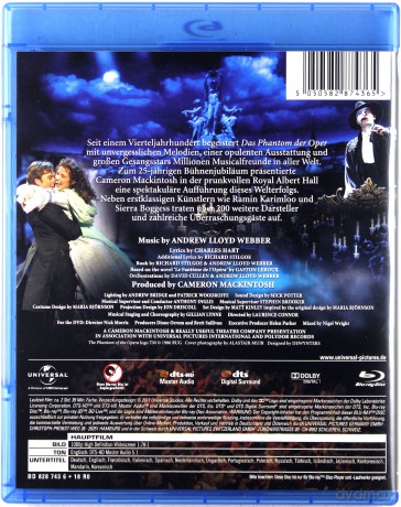 The Phantom of the Opera (Royal Albert Hall - Upiór w operze) [Blu-Ray]