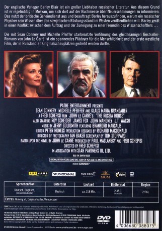 The Russia House (Wydział Rosja) [DVD]