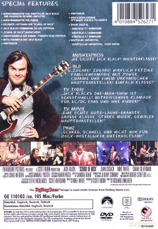 The School of Rock (Szkoła rocka) [DVD]