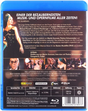 The Tales of Hoffmann (Opowieści Hoffmanna) [Blu-Ray]
