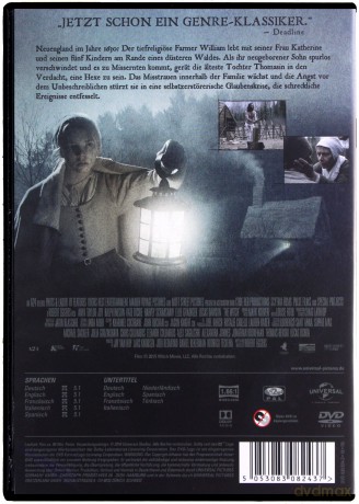 The VVitch: A New-England Folktale (Czarownica: Bajka ludowa z Nowej Anglii) [DVD]