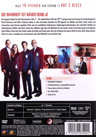 The X Files Season 11 (Z archiwum X Sezon 11) [3DVD]