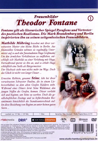 Theodor Fontane - Frauenbilder Vol. 1: Mathilde Mohring / Stine [DVD]