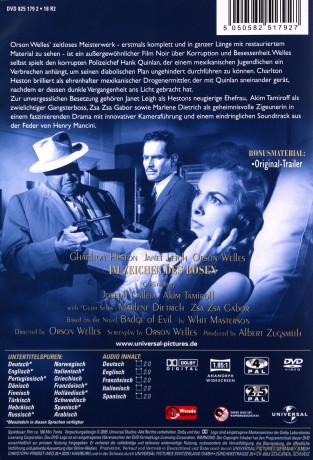 Touch of Evil (Dotyk zła) [DVD]