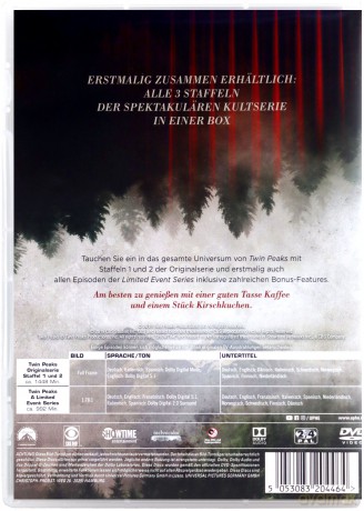 Twin Peaks: The Television Collection (Season 1-3) (Miasteczko Twin Peaks Sezon 1-3) [16xDVD]