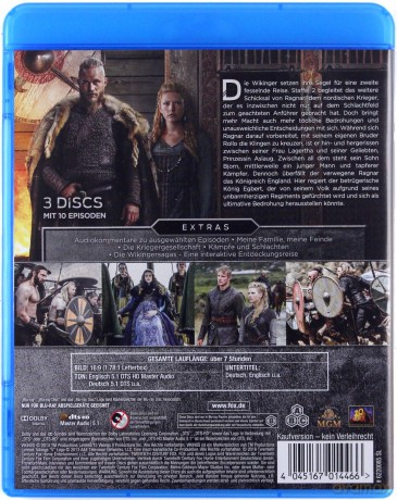 Vikings Season 2 (Wikingowie Sezon 2) [3xBlu-Ray]