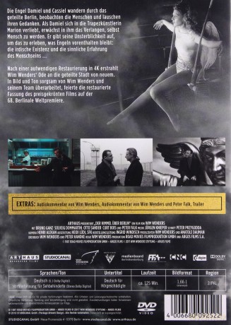 Wings of Desire (Niebo nad Berlinem) [DVD]