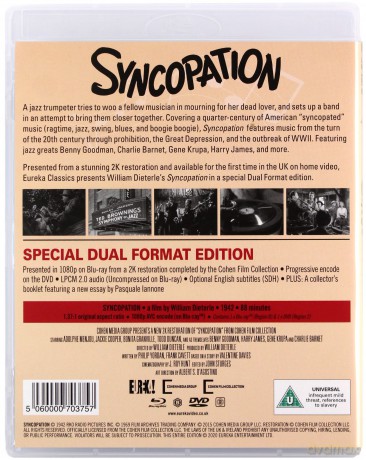 Syncopation (Eureka Classics) [Blu-Ray]+[DVD]