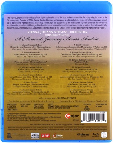 Vienna Johann Strauss Orch: A Musical Journey Across Austria [Blu-Ray]