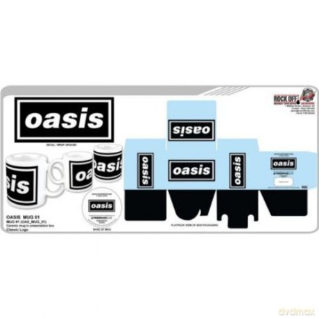 Oasis: Classic Logo Boxed Mug, White [KUBEK]