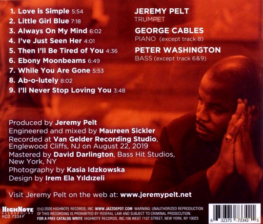 Jeremy Pelt: Art Of Intimacy - Vol. 1 [CD]