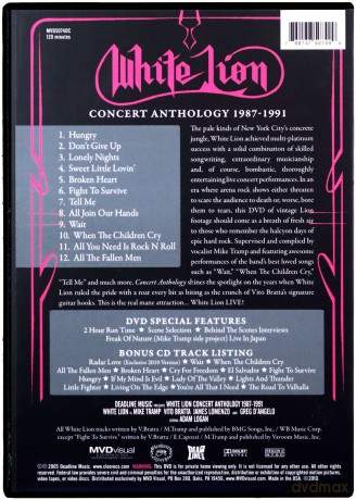 White Lion: Concert Anthology1987-1991 Deluxe Pack [DVD + CD]