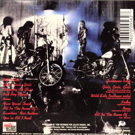 Motley Crue: Girls, Girls, Girls [Winyl]
