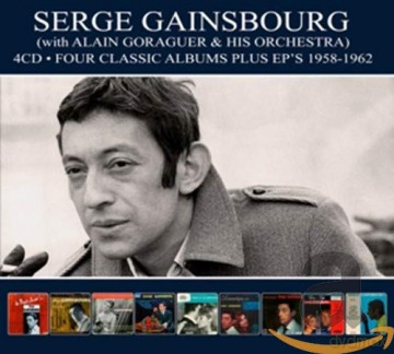 Serge Gainsbourg: Four Classic Albums Plus Eps 1958 - 1962 [4CD]