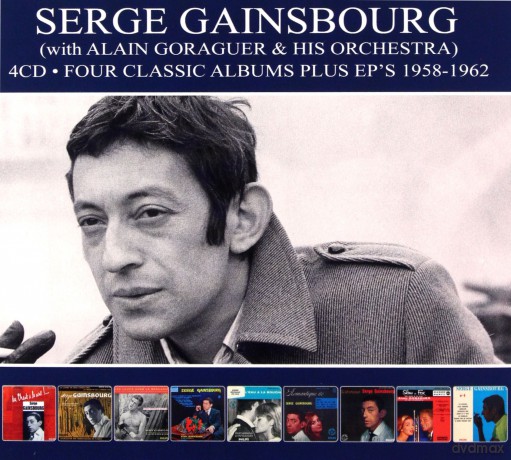 Serge Gainsbourg: Four Classic Albums Plus Eps 1958 - 1962 [4CD]