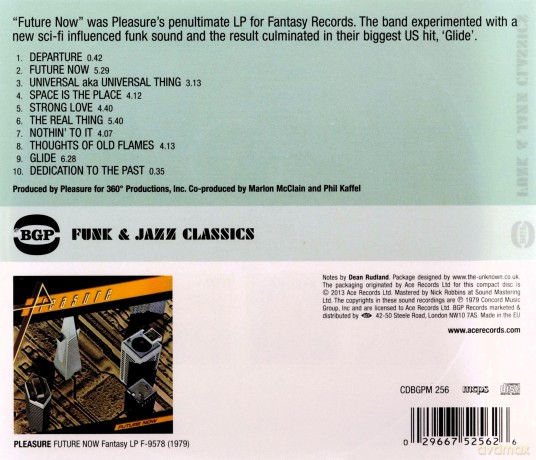 Pleasure: Future Now [CD]