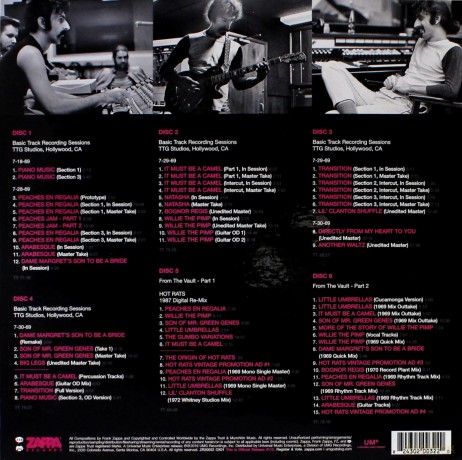 Frank Zappa: Hot Rats 50th Anniversary [6CD]