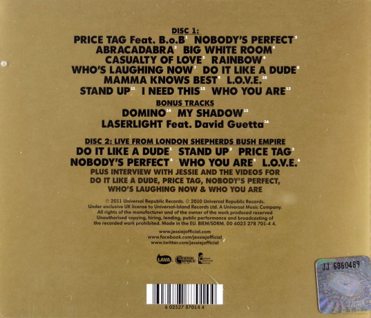 Jessie J: Who You Are Platinum Edit. Deluxe [CD]+[DVD]