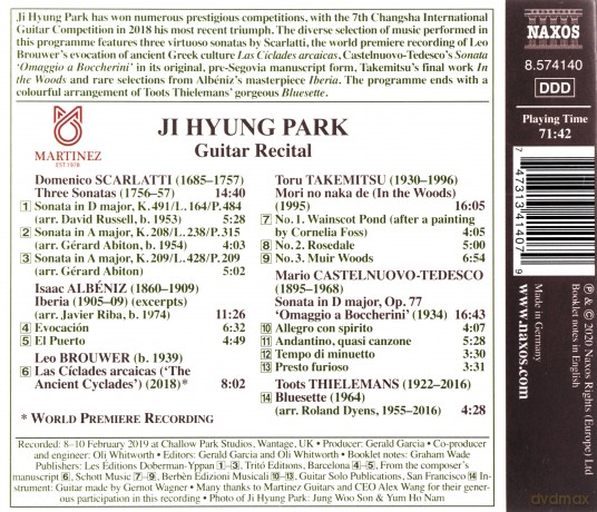 Ji Hyung Park: Ji Hyung Park Guitar Laureate Recital [CD]