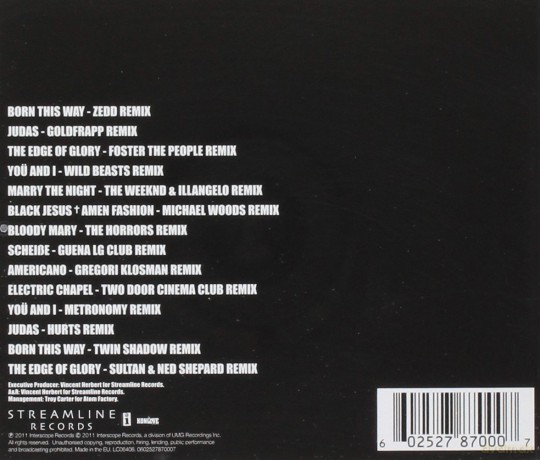 Lady Gaga: Born This Way - The Remix [CD]
