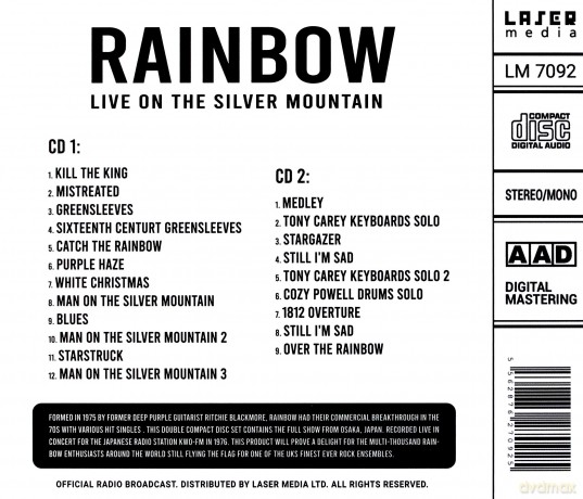 Rainbow: Live On The Silver Mountain [2CD]