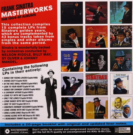 Frank Sinatra: Masterworks: The 1954-1961 Albums [CD]