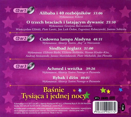 Kolekcja Magiczne Opowieści: Baśnie tysiąca i jednej nocy BOX [3CD]
