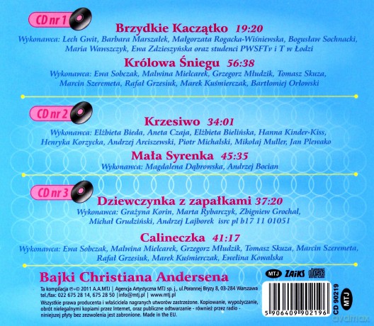 Kolekcja Magiczne Opowieści: Bajki Christiana Andersena [BOX] [3CD]