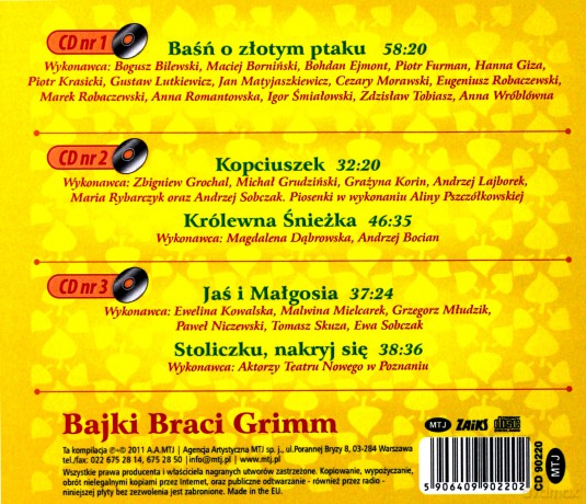 Kolekcja Magiczne Opowieści: Baśnie Braci Grimm [BOX] [3CD]