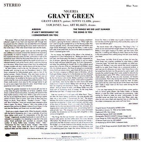 Grant Green: Nigeria (Tone Poet) [Winyl]