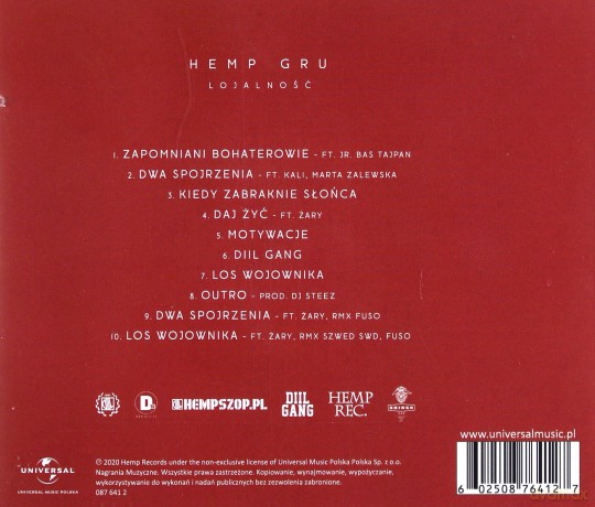 Hemp Gru: Lojalność [CD]