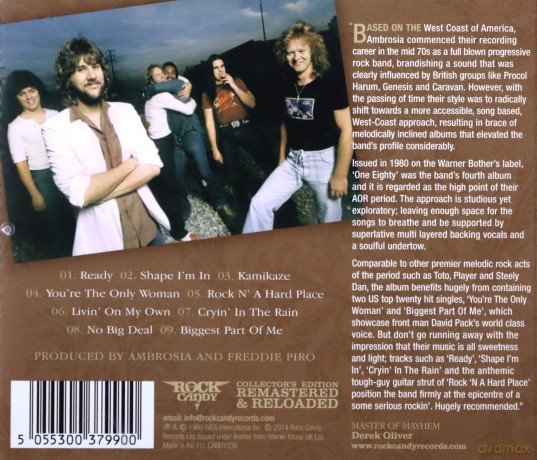 Ambrosia: One Eighty [CD]