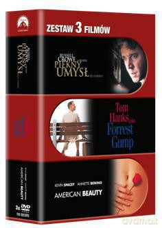 Najlepszy Film Kolekcja Paramount: American Beauty / Forrest Gump / Piękny Umysł [BOX] [3DVD]