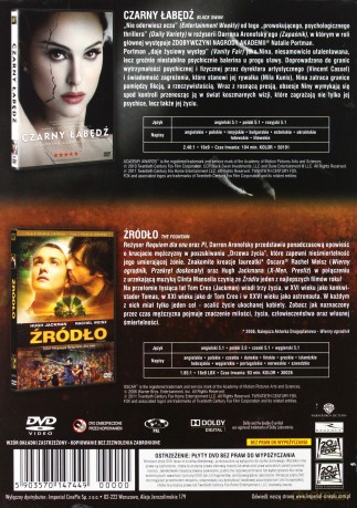 Darren Arofonsky Kolekcja: Czarny łabędź / Źródło [BOX] [2DVD]