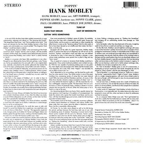 Hank Mobley: Poppin [Winyl]
