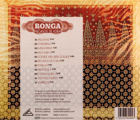 Bonga: Recados De Fora [CD]