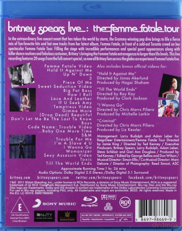 Britney Spears: Live: The Femme Fatale Tour [Blu-Ray]
