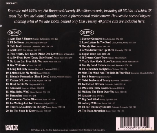 Pat Boone: The Essential Recordings [2CD]