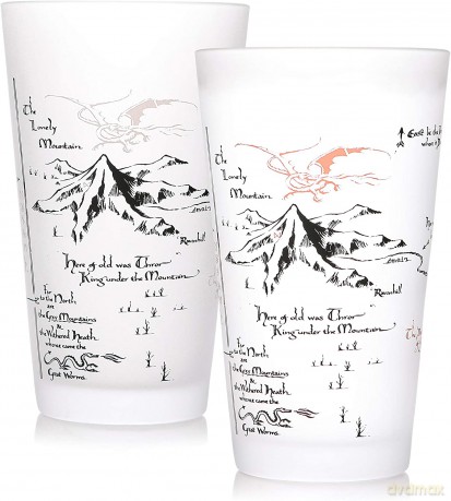 The Hobbit: The Hobbit Map Cold Change Glass