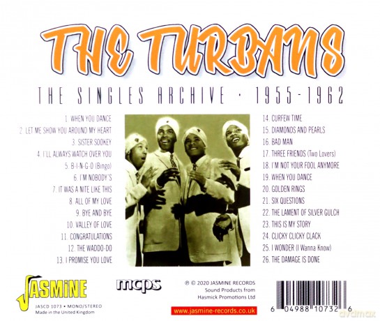 Turbans: The Singles Archive 1955-1962 [CD]