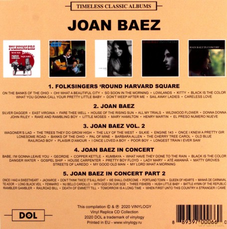Joan Baez: Timeless Classic Albums [CD]