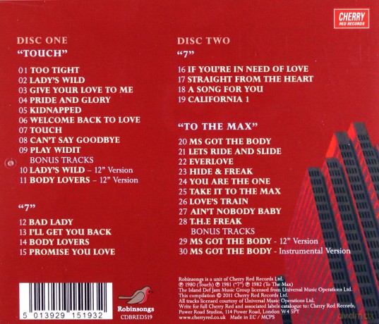 Con Funk Shun: Touch/Seven/To The Max [2CD]